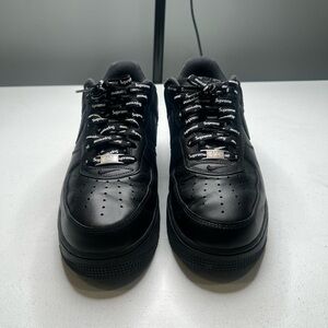 Nike Air Force 1 (Supreme Black) Worn 4x Good Condition Box✅